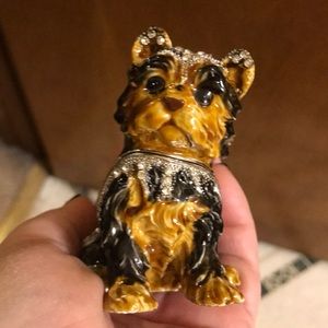 Cutest EVER Yorkie Trinket box